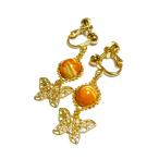 ゴールデンマザーオブパールのイヤリ...