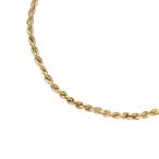  новый товар отделка K18 YG средний пустой трос цепь колье 4mm 46.5cm 18 золотой желтое золото ювелирные изделия аксессуары 