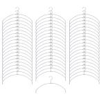 マワ すべり落ちない ハンガー 人体ハンガー ドイツ製 60本組 シルバー 119611 40×22×1cm 10年保証