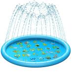 Rmally фонтан коврик игровой коврик диаметр 150CM фонтан . водные развлечения вода уличный лето. день газонная трава сырой развлечение двор для бытового использования родители . газонная трава сырой развлечение бассейн ma