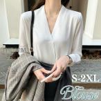 シャツブラウス秋物レディース春夏長...