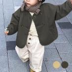 キッズ アウター フードなし ノーカラー ライト ジャケット ウィンドブレーカー ウインド ナイロン 韓国子供服 薄手 ブルゾン おしゃれ