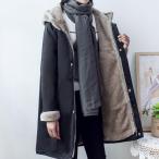 レディース モッズコート 裏起毛　毛皮コート レディース ファーコート　ボアコート　ボア レディースコート ミリタリーコート　防寒着 秋冬 暖かい