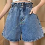 デニム ショートパンツ レディース 白 短パン パンツ ジーンズ ジーパン ズボン ボトムス 春 夏 春夏 デニムショートパンツ ビーチパンツ 大人 ショーパン