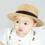 ベビー麦わらハットキッズカンカン帽...