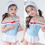 ショッピング子供水着 子供水着 ワンピース 女の子 リボン キッズ 水着 可愛い ドット柄 ワンピース水着 日焼け防止 幼稚園水着 プール 海 ビーチ90 100 110 120 130 140cm