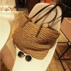 ショルダーバッグ　かごバッグ ショルダー かごバッグ カゴバッグ レディースストローバッグ　可愛い　おしゃれ 大容量 シンプル 軽量　トート 夏　海　トレンド