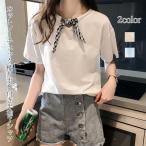 Tシャツカットソーリボンチェック柄...