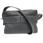  Bottega Veneta сетка 337091 Cross сумка "body" сумка на плечо черный чёрный кожа [ б/у ][ степень A-][ хорошая вещь ]