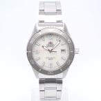 オリエント Mako マコ40 ソーラーパワー RN-WJ0003S アイボリー文字盤 クオーツ メンズ 腕時計 【未使用展示品】【程度S】