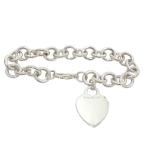  Tiffany TIFFANY&Co. breath 925 Heart plate серебряный SV возврат tu Heart [ б/у ][ степень A-][ хорошая вещь ]