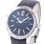 BVLGARI ブルガリブルガリ BB41S オートマチック BB41BSLD メンズ SS/レザー ブラック文字盤 腕時計 【中古】【程度A】【美品】