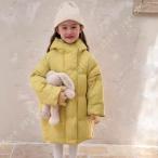 ダウンコート キッズ フード付き アウター ベンチコート ジュニア ジャケット 女の子ダウンコート 子どもコート ガールズ ダウンジャケット ロング丈