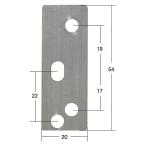FUKI iNAHO（イナホ） エスカッション（受け用ライナー・錠ケース用ライナー） ガードプレート出寸法調整 板厚3mm SS-79