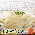 ショッピングうどん 業務用冷凍あやうどん40食 三重県産あやひかり アヤヒカリ 包丁切り 国産 国内産 冷凍