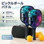 ピックルボール パドル 2本セット 初心者 中級者向け  ラケット2本 ボール4個 収納バッグ付き 軽量 インドア アウトドア 練習 レジャー用