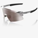 【日本正規販売店】１００% ワンハンドレッド スポーツサングラス AEROCRAFT Gloss Black Chrome HiPER Silver Mirror Lens ６００３２−０００１５