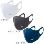 フェイスマスク ミズノ ブレスサーモマウスカバー 1枚入り ホワイト/チャコールグレー/ダークブルー C2JY0621