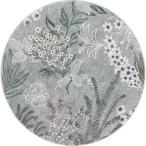 プレーベル ウィルトンラグ 「プロント」 丸120cm グレー ※防炎 ホットカーペットカバー・床暖房対応