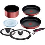 【在庫限り】ティファール(T-FAL)L38395 インジニオ・ネオ IHルージュ・アンリミテッドセット7【IH対応】
