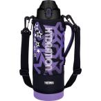 THERMOS サーモスFJS-1500F-BKPL 真空断熱スポーツボトル ワンタッチで簡単オープン 1500ml ブラックパープル
