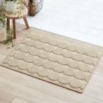 アスワン ファブリーズバスマット フレシカ 45×60cm 消臭抗菌 ベージュ JE600165