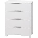 天馬 フィッツチェスト6504 4段 収納 タンス ホワイト