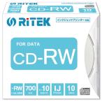 RiTEK CD-RW700.PW10P A данные для CD-RW 700MB 10 листов тонкий кейс белый 