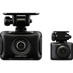 コムテック ZDR550D 前後2力メラドライブレコ一ダ一 プッシュレバースイッチ搭載 運転支援機能・駐車監視機能搭載 64GB microSDカード付