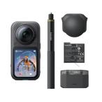 Insta360 CINSABXA-X603 insta360 X6 двойной 1|1.1 дюймовый квадратный сенсор установка 8K50fps 360 раз анимация соответствует с дополнительным аккумулятором черный 