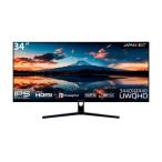 JAPANNEXT デスクワーク液晶モニター JN-IPS3401UWQHDR | 34型 | 3440x1440 | 60Hz | 280cd/m2 | 1000_1 | 非光沢 | HDR | IPS(ADS)