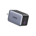 UGREEN 10334 Nexode 65W GaN 急速充電器 Power Delivery対応30W USB Type-Cポートx2、USB-Aポ…