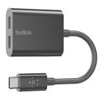 Belkin bell gold F7U081btBLK CONNECT USB-C аудио + зарядка адаптер черный 