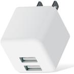  Elecom MPA-ACU11WH AC зарядное устройство смартфон * планшет для 2.4A мощность USB-A женский 2 порт Cube type белый 