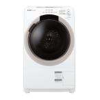 シャープ ドラム式洗濯乾燥機 洗濯7.0kg 乾燥3.5kg 幅64cm プラズマクラスター おしゃれ着 ES-S7K-CR ベージュ系 2024年製
