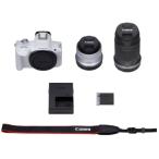 ショッピングEOS キヤノン デジタル一眼カメラ EOS R50 ダブルズームキット ホワイト