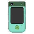 Bluemake BM-100SKD スマホ型キッズカメラ 180度回転カメラ機能搭載 ネックストラップ付 グリーン