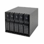 センチュリー BPN-DE350SS-BK 「iStarUSA リムーバブルラック 5Bayモデル」 HDDマウントラック 【SATA 3.5 HDD対応 ／ブラック】