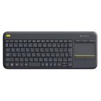 [推奨品]ロジクール K400pBK ワイヤレス タッチキーボード ブラック