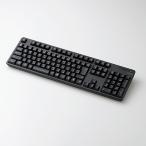 【推奨品】エレコム TK-FDM106TBK 無線フルキーボード ブラック