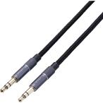  Elecom AX-35MA15BK стерео Mini штекер AUX аудио кабель 3.5mm 1.5m высокая прочность черный AX35MA15BK