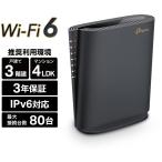 ティーピーリンクジャパン Wi-Fi 6 デュアルバンド 4804+574Mbps EasyMesh対応 IPoE IPv6対応 ARCHER AX5400(JP)