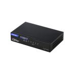 ショッピング壁掛け エレコム EHC-Q05MA2-HB スイッチングハブ 5ポート 全ポート2.5Gbps 金属筐体 静音ファンレス 壁掛け対応 IEEE802.3az ブラック