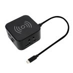 AXELTECH AXDST02BK 13 in 1ドッキングステーション USB Type-C,HDMI,LAN,オーディオ出力ポート搭載 Windows Mac対応 ブラック