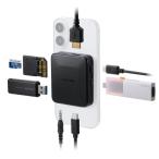エレコム DST-N071BPBK USB Type-C ハブ ドッキングステーション 磁力固定 7in1 HDMI SD・microSD 5Gbps ブラック