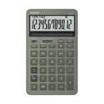  Casio Computer JF-M200-GN-N дизайн калькулятор Just type стильный 12 колонка отображать налог счет функция есть зеленый 