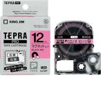 ショッピングテプラ キングジム SJ12P テプラ マグネットテープ （ピンクテープ／黒文字／12mm幅）