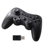  Elecom JC-GP40XBK игра накладка PC для беспроводной 2.4GHz Windows11/10 соответствует XInput DirectInput полосный .13 кнопка заряжающийся проводной соответствует Cross размещение черный 