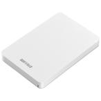 BUFFALO HD-PGF1.0U3-WHA ポータブル外付けHDD 1TB ホワイト HDPGF1.0U3WHA