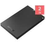 BUFFALO SSD-PGC2.0U3-BC 外付けSSD  2TB 黒色